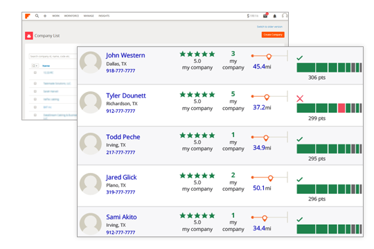 field nation platform single image find field technician